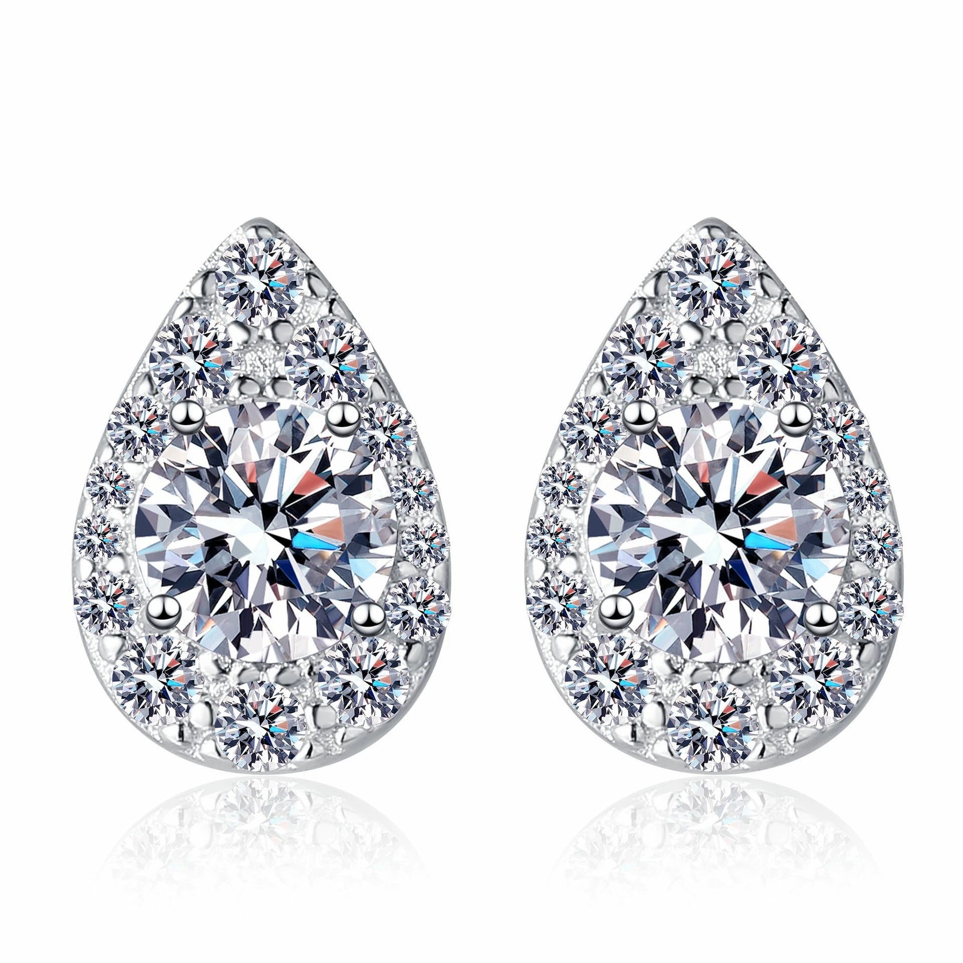 モアサナイトピアス Tear of Light 0.5ct（EMPIRE HOLLYWOOD）